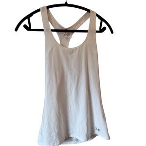 Under Armour White Tank Top with Racerback Design
